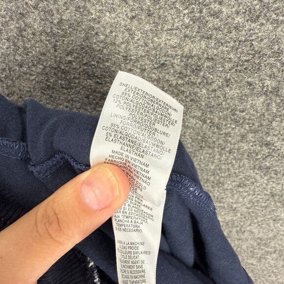 Jones New York Skort Women M Medium White Striped A-Line Midi Drawstring Cotton - Picture 7 of 8